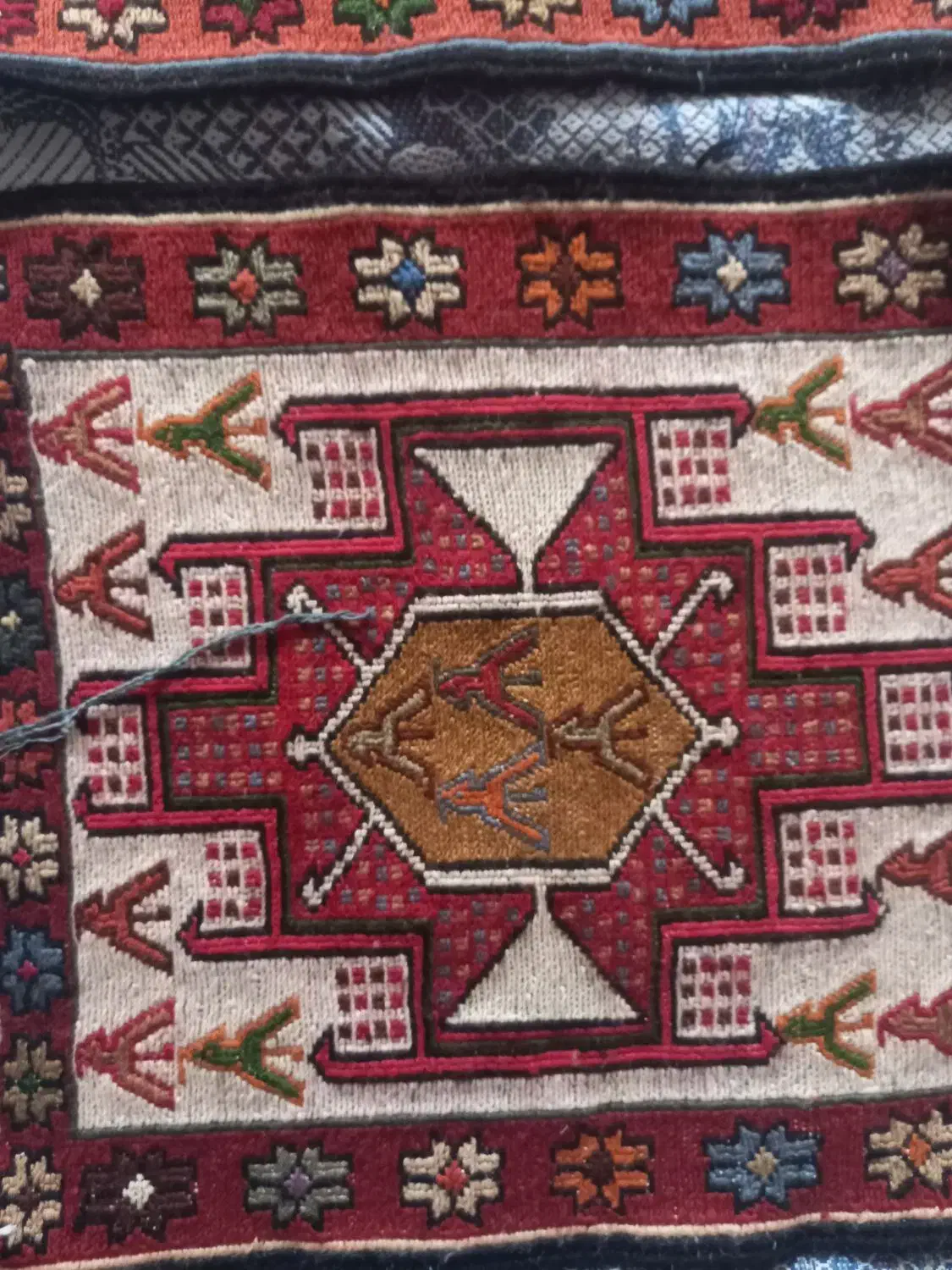 گلیم دست باف ورنی|گلیم، جاجیم، گبه|تبریز, |دیوار