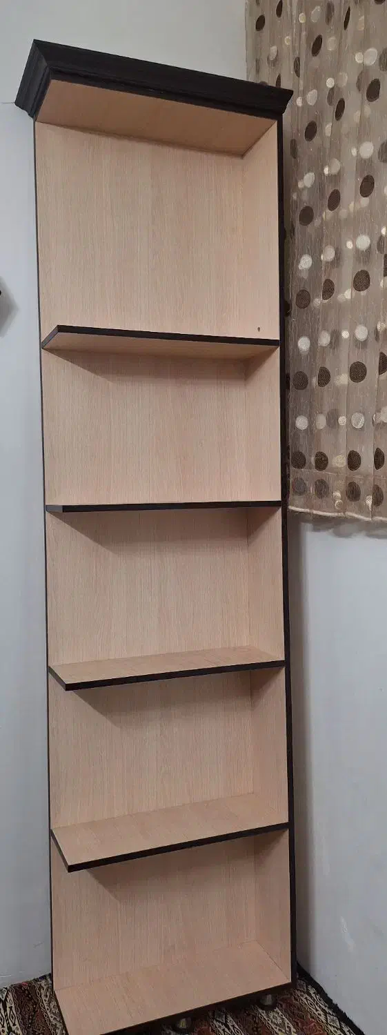 دکور ام دی اف قد ۲متر پهنای ۶۰|کتابخانه، شلف، قفسه‌های دیواری|قم, هنرستان|دیوار
