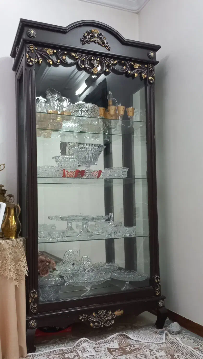 بوفه چوبی|بوفه، ویترین، کنسول|تهران, بلورسازی|دیوار