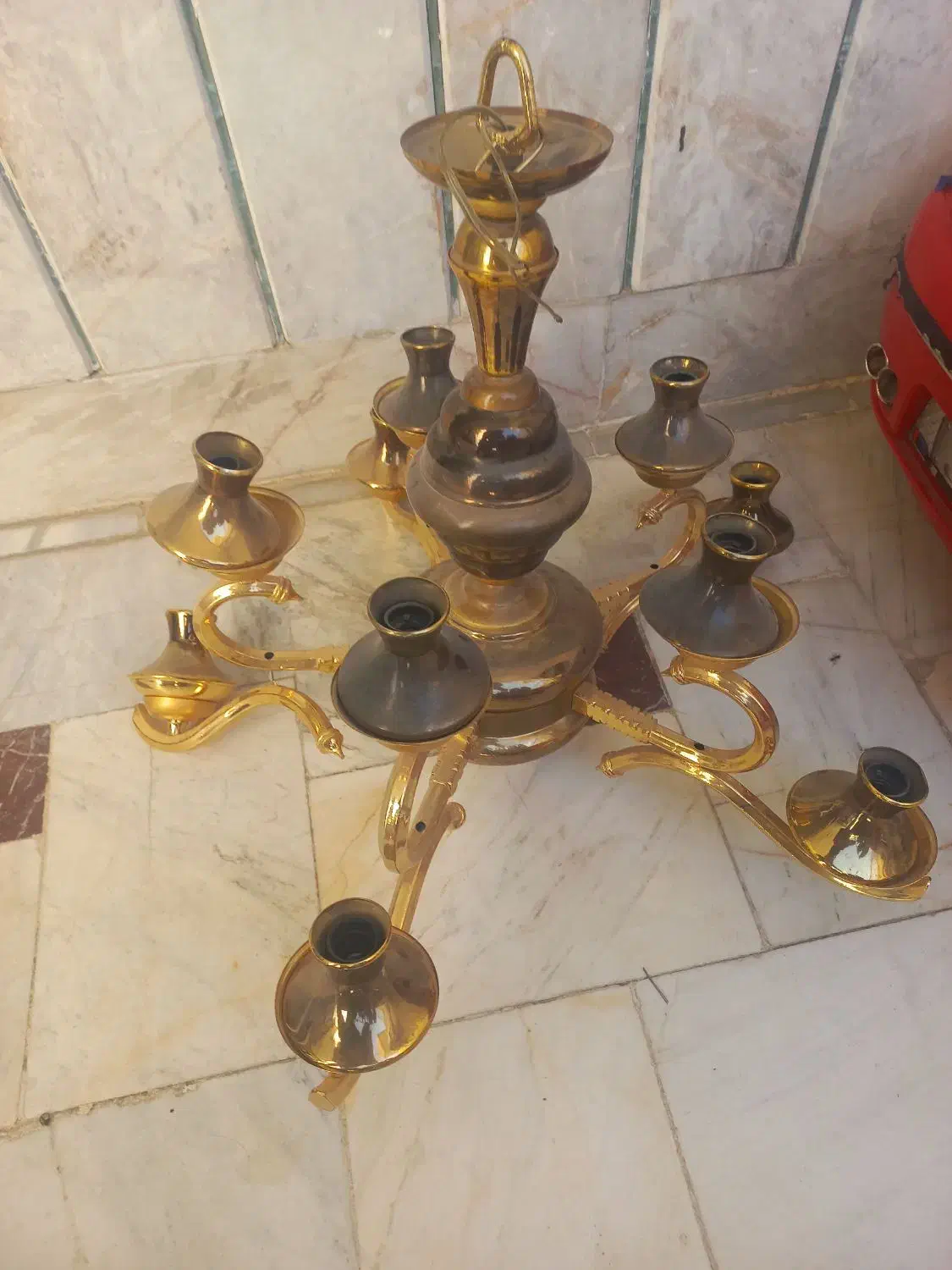 لوستر|لوستر و چراغ آویز|خمینیشهر, |دیوار