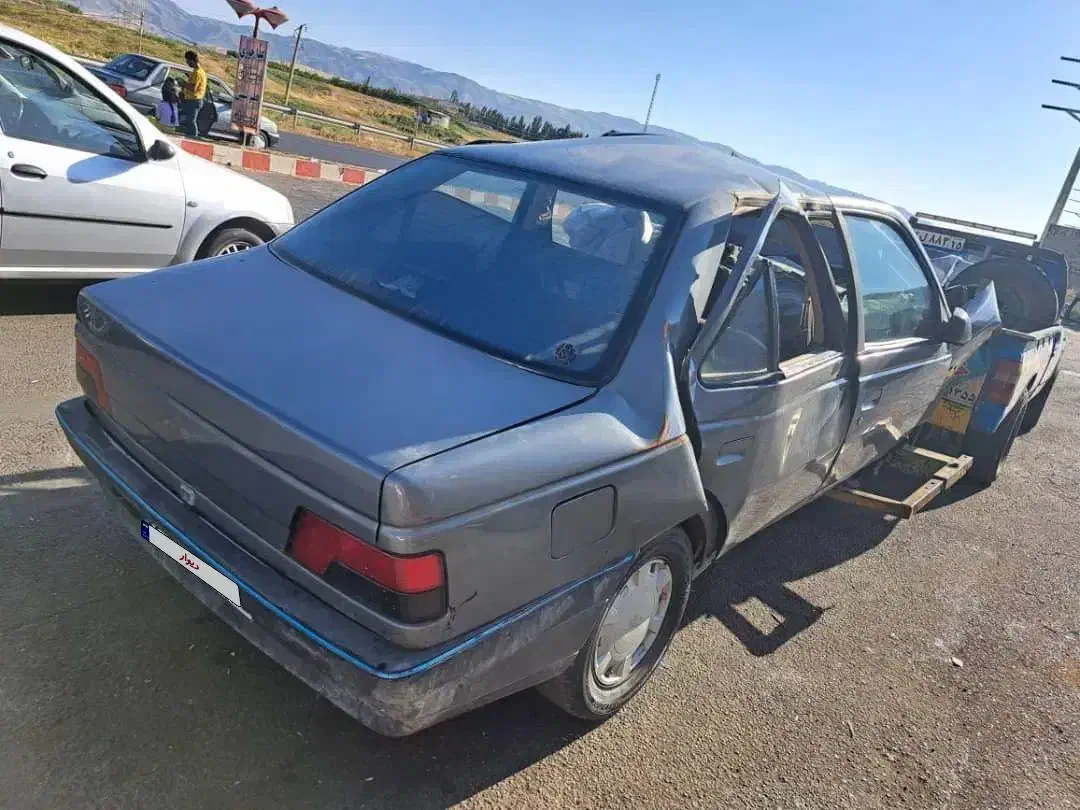 پژو 405 تصادفی 93 دوگانه کارخانه|خودرو سواری و وانت|میاندوآب, |دیوار