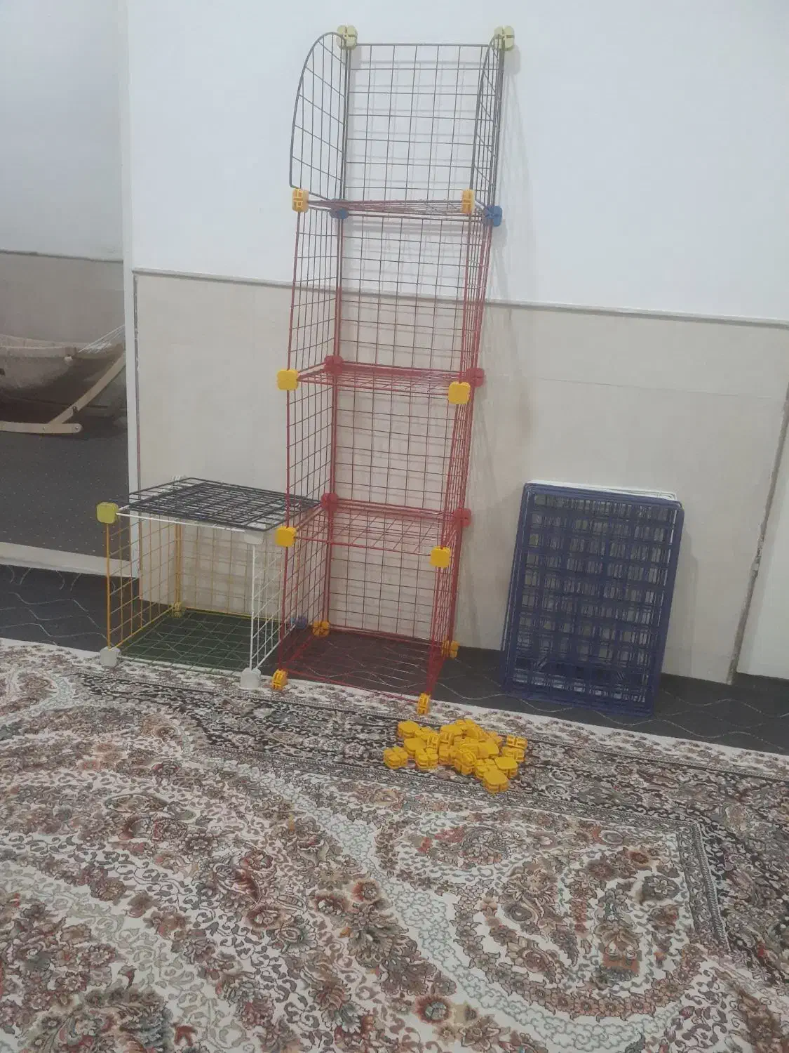 قفصه|کتابخانه، شلف، قفسه‌های دیواری|قم, شهر قائم|دیوار