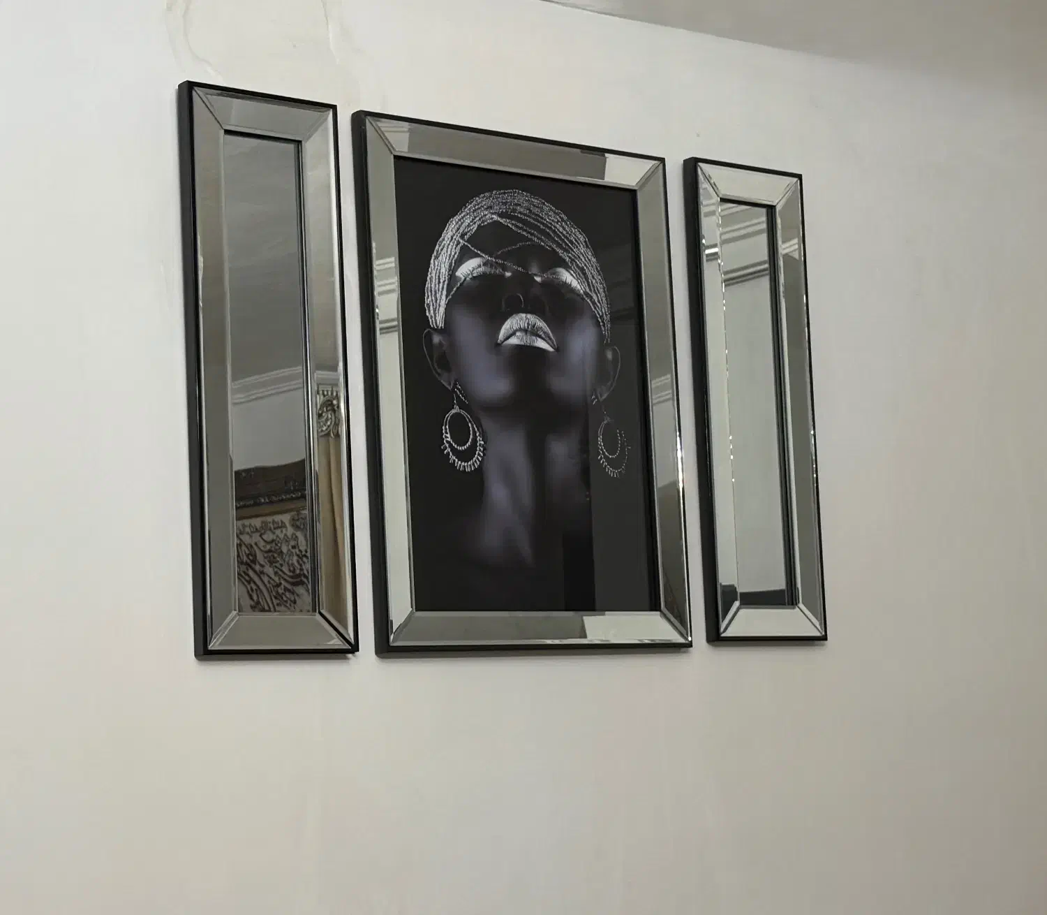 تابلو آینه سه تیکه|تابلو، نقاشی، عکس|تبریز, |دیوار