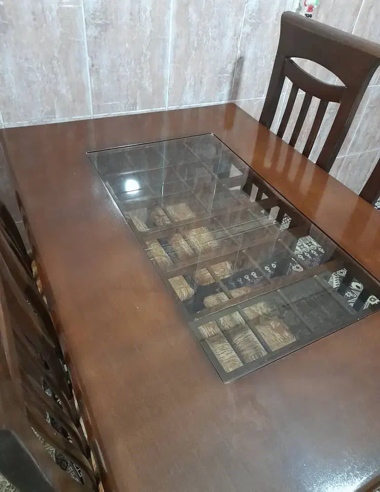 میز وصندلی غذاخوری۴نفره|میز و صندلی غذاخوری|گلستان (تهران), |دیوار