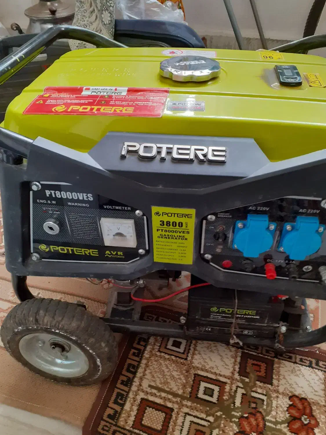 موتور برق پوتر ۳۸۰۰ استاردی درحدنوسیم پیچ مسی|ابزارآلات|پرند, فاز ۴|دیوار