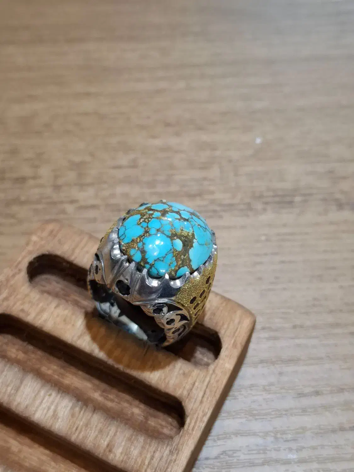 انگشتر دست ساز فیروزه|جواهرات|اصفهان, منتظرالمهدی|دیوار