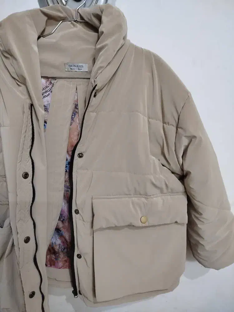 کاپشن سلیکونی کرم رنگ جذاب|لباس|نکا, |دیوار