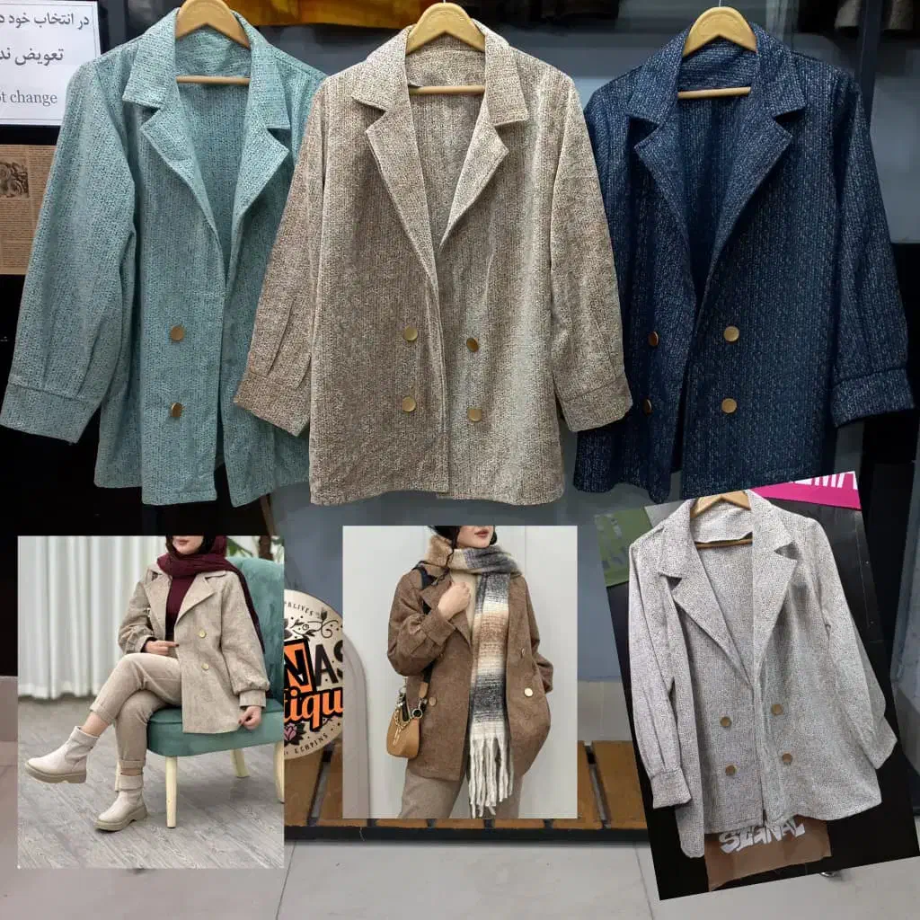 فروش ویژه کت های زنانه مجلسی،بیرونی مخمل خارجی|لباس|جهرم, |دیوار