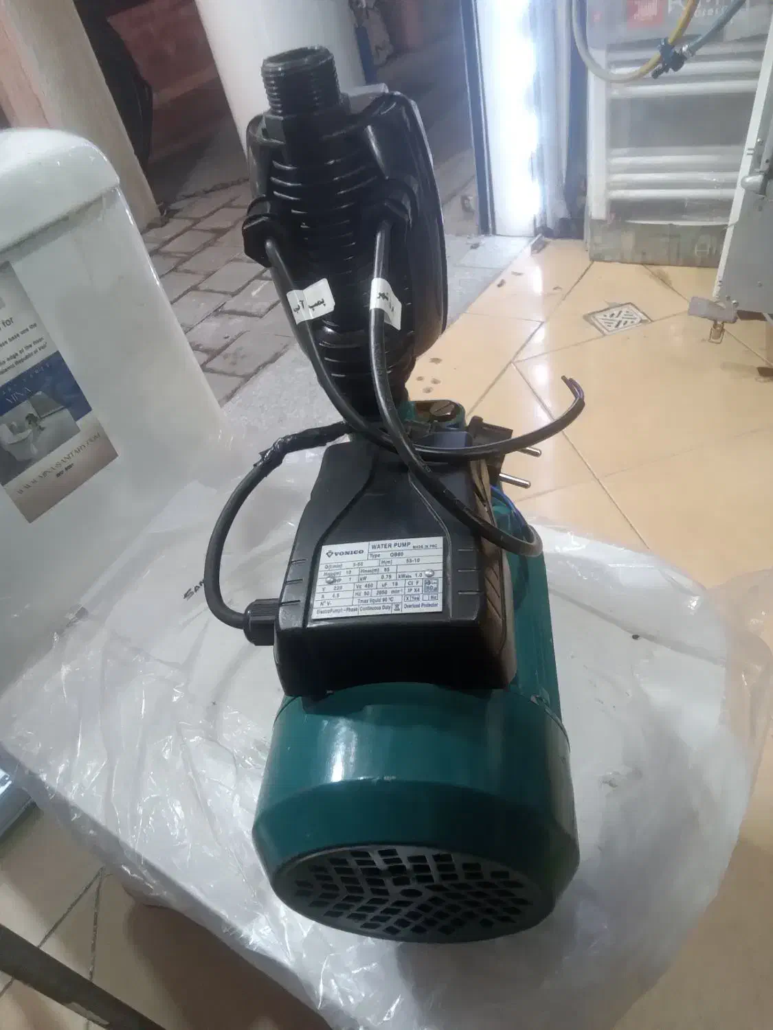 پمپ آب (۱) اسب VONICO|مصالح و تجهیزات ساختمان|نیشابور, شهرک قدس|دیوار