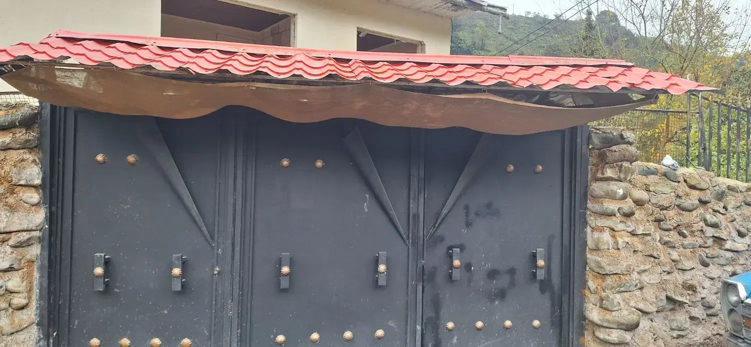 دروازه ورق سنگین ۴ متری|مصالح و تجهیزات ساختمان|لاهیجان, کوه بیجار|دیوار