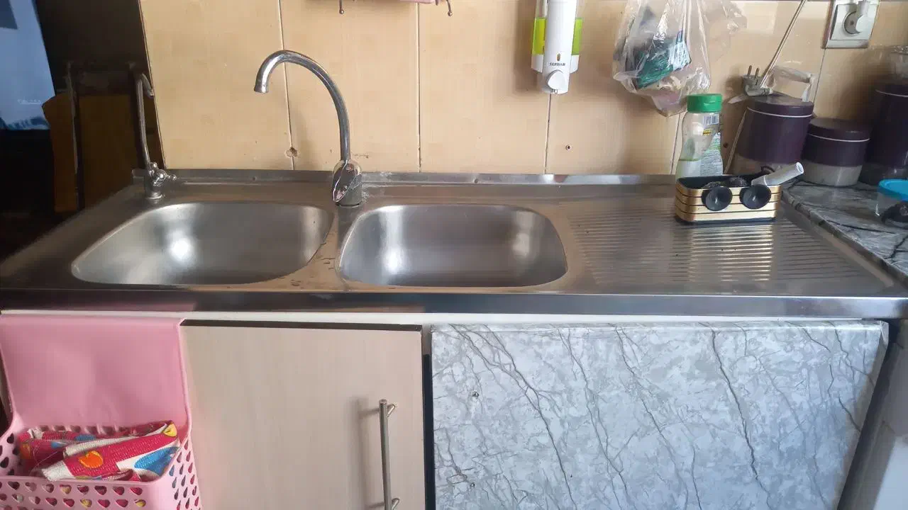 یک عد سینگ با کابینت با هود وابچکان بفروش مرسد|لوازم سرویس بهداشتی|ری, دولتآباد|دیوار