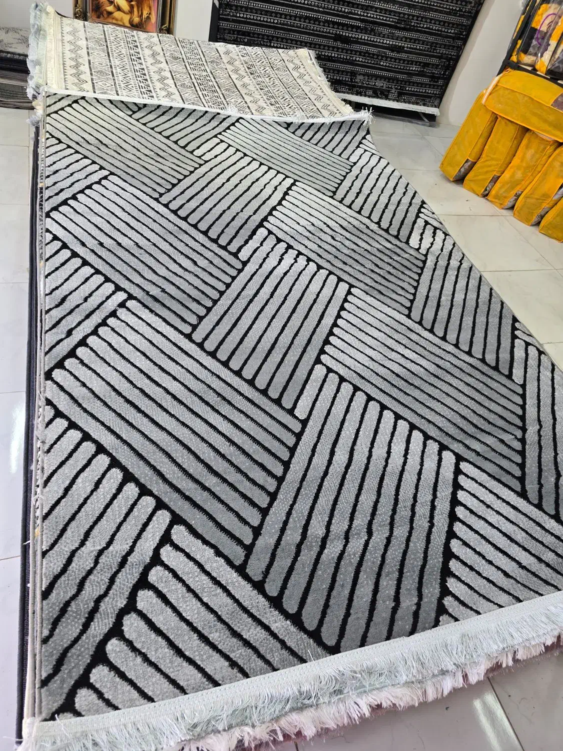 قالیچه ۴متری بهینه سازان ایران کد۱۰۸|گلیم، جاجیم، گبه|مشهد, کشف|دیوار