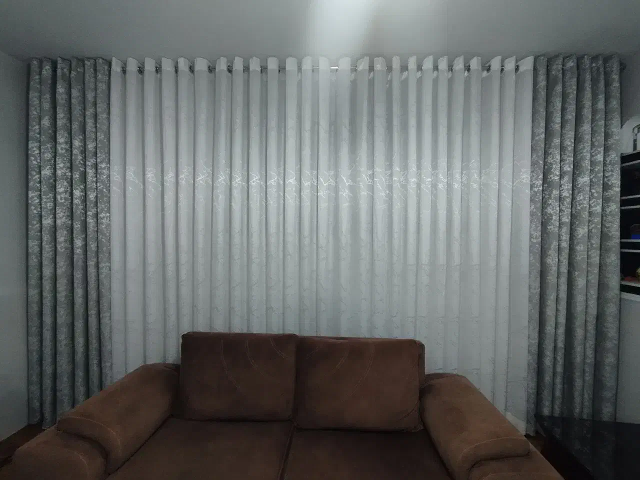 حراج پارچه های پرده ای و دستک های آماده|پرده، رانر، رومیزی|بجنورد, |دیوار