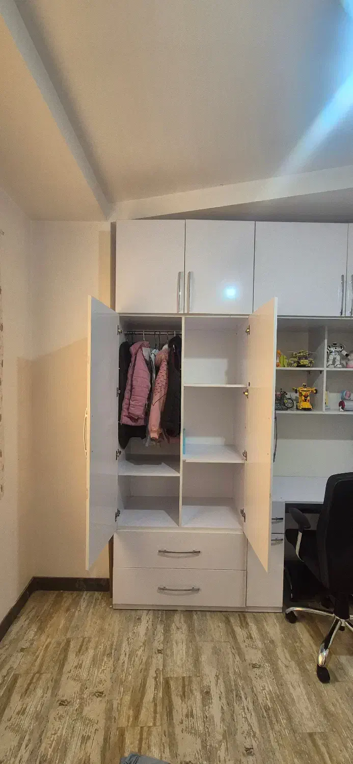 کمدسه تکه ام دی اف|جاکفشی، کمد، دراور|گرگان, |دیوار