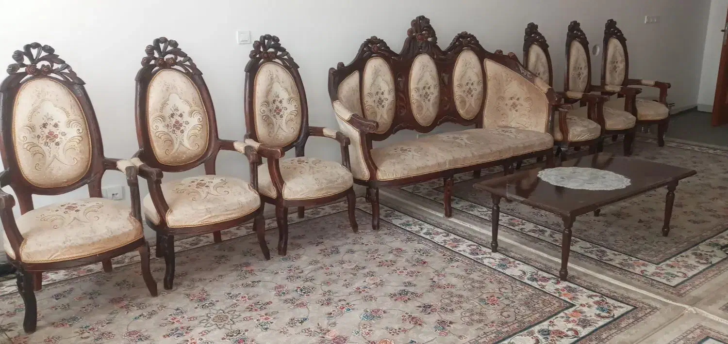 مبل سلطنتی|مبلمان خانگی و میز عسلی|کاشان, فاز ۲ ناجی آباد|دیوار