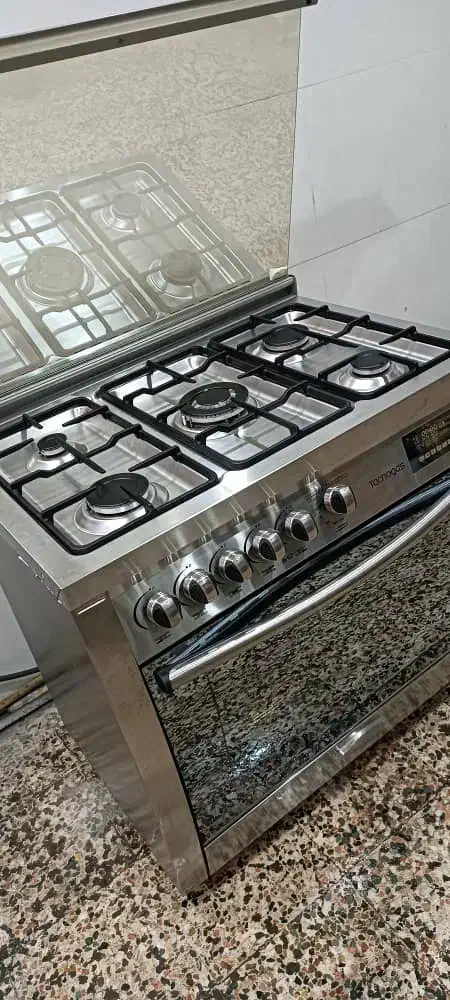 فرگاز تمام استیل ایتالیایی تکنو گرند|اجاق گاز و لوازم برقی پخت‌وپز|اهواز, فتح|دیوار