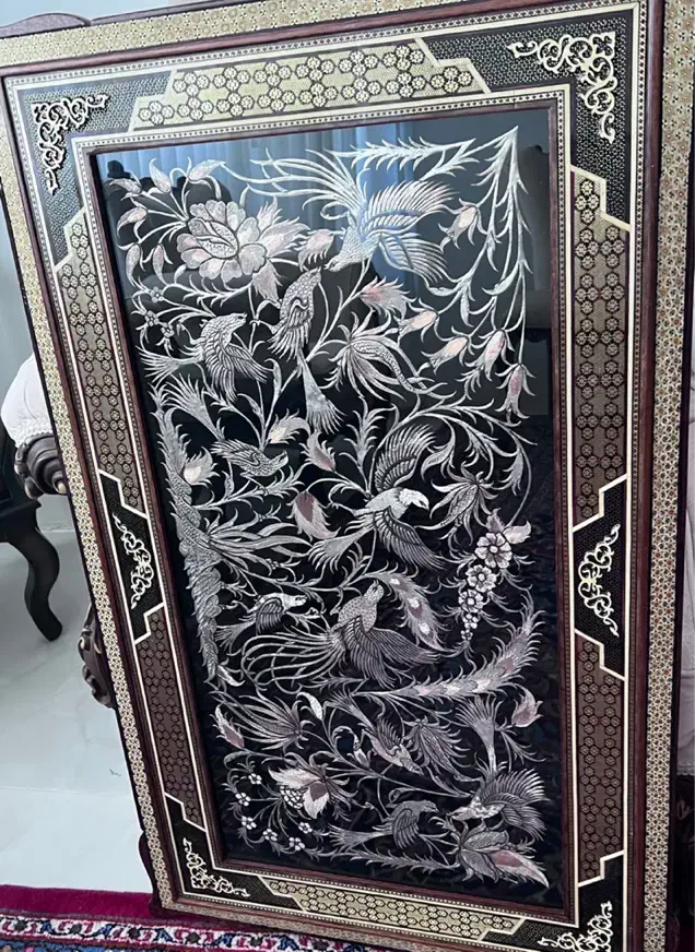 تابلوی مس + خاتم کاری|تابلو، نقاشی، عکس|زنجان, |دیوار