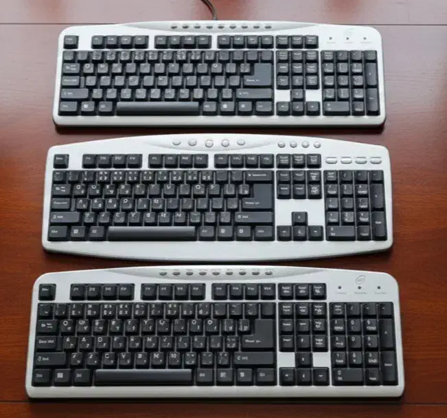 ۳ عدد کیبورد سیمی سالم|قطعات و لوازم جانبی رایانه|لاهیجان, انقلاب|دیوار