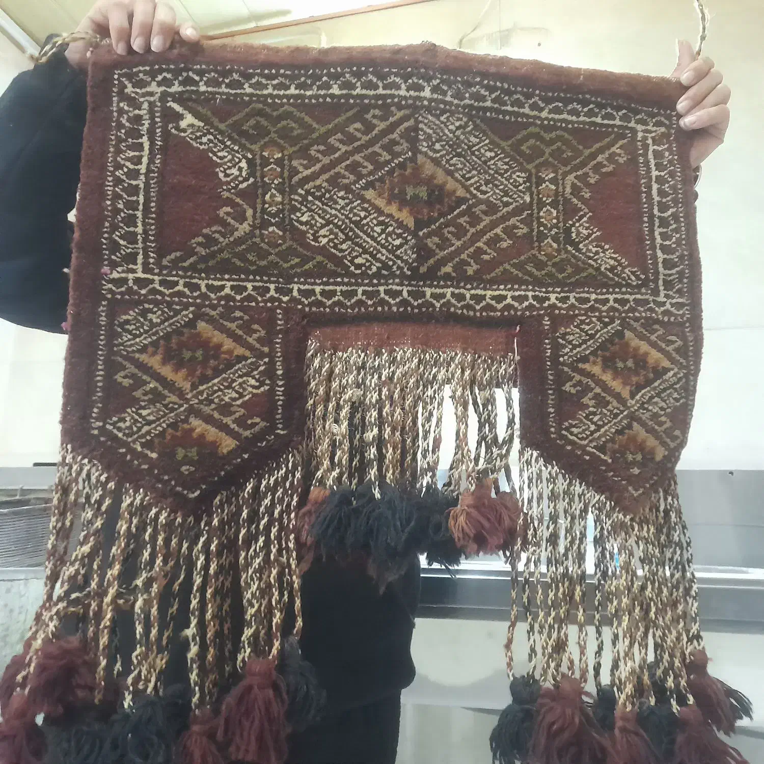 پرده رودری ترکمنی|پرده، رانر، رومیزی|گنبد کاووس, |دیوار