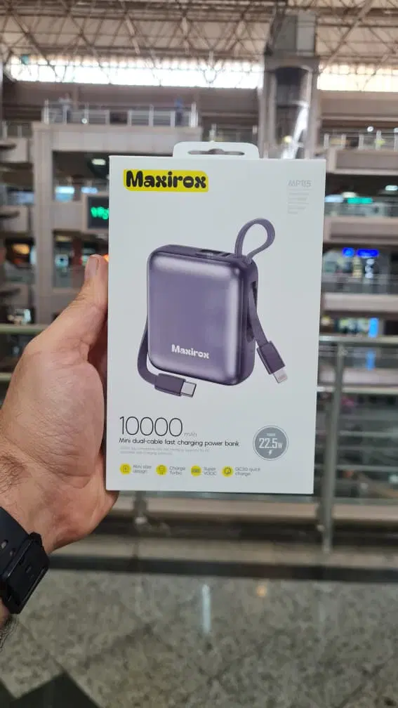 پاوربانک ۱۰هزار Maxirox MP100 و MP115 فست22.5W|لوازم جانبی موبایل و تبلت|تبریز, |دیوار