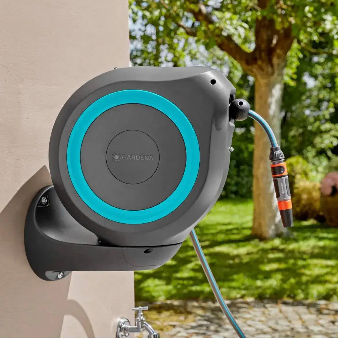 شلنگ جمع کن دیواری گاردنا آلمان ۲۰ متری|ابزارآلات|رشت, حاجی آباد|دیوار