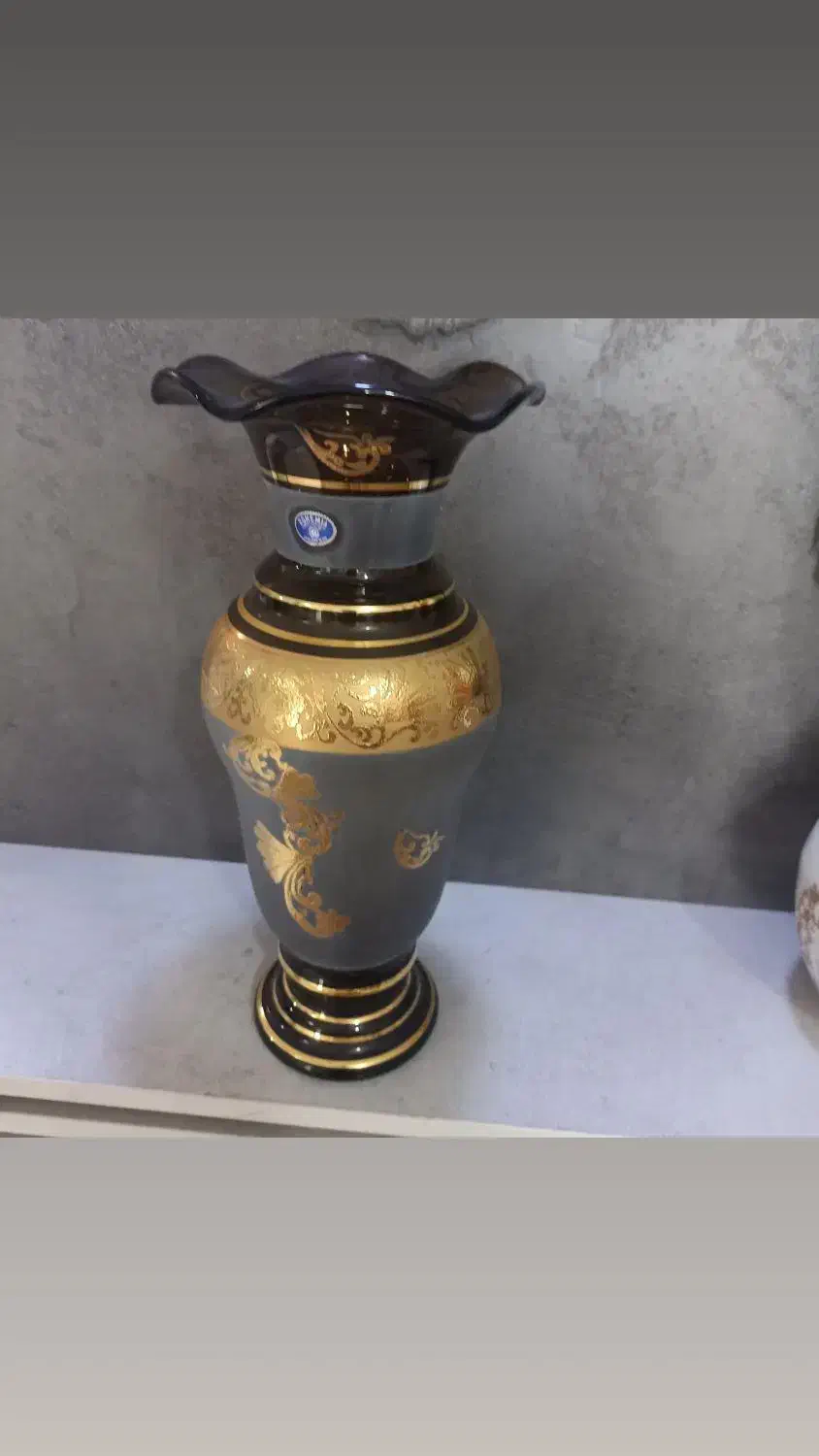 گلدان آب طلا کاری بزجسته|صنایع دستی و سایر لوازم تزئینی|شیراز, پودنک|دیوار