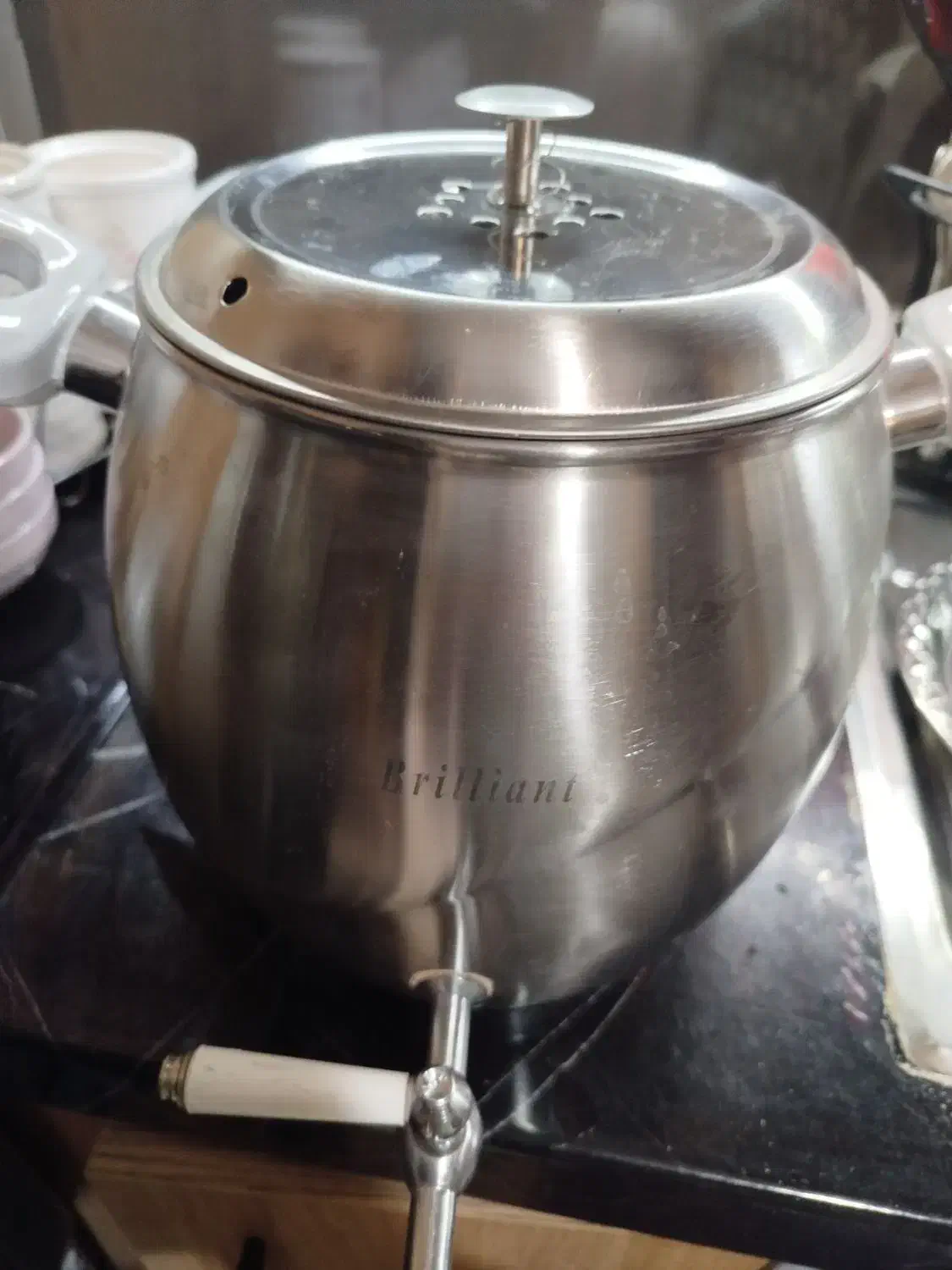 کتری قوری استیل|قوری، کتری، قهوه‌ساز دستی|گلبهار, شهر جدید گلبهار|دیوار