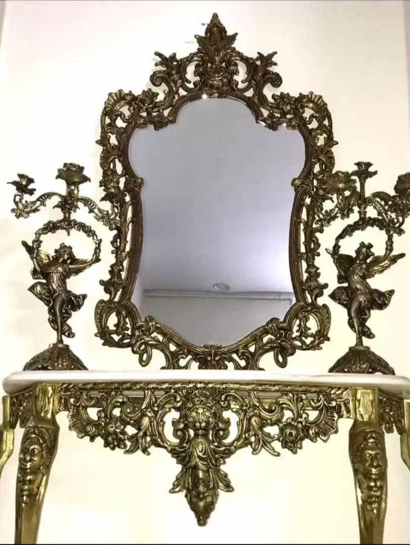 خرید و فروش لوستر و آینه کنسول و قطعات برنز|لوستر و چراغ آویز|تبریز, |دیوار