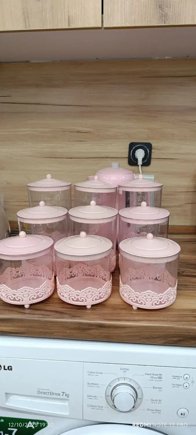 ۹ عدد بانکه|ظروف نگهدارنده، پلاستیکی، یک‌بارمصرف|ایلام, |دیوار