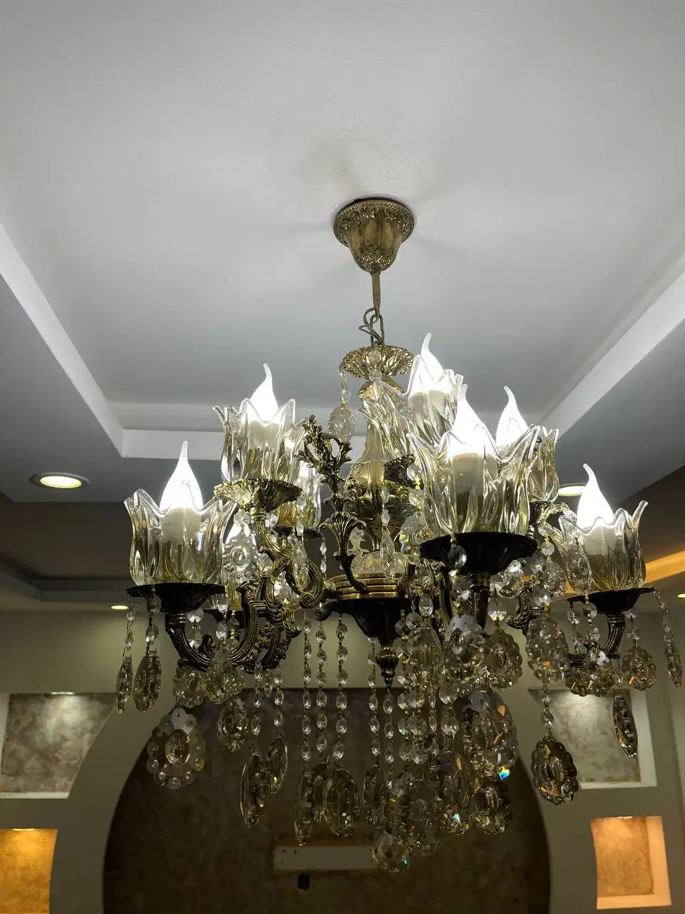 لوستر تمیز|لوستر و چراغ آویز|رشت, کوی جام جم|دیوار