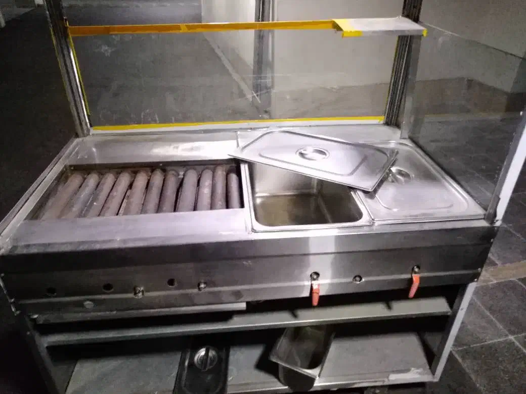 میز کباب پز رستورانی با ۲ مخزن تمام استیل|کافی‌شاپ و رستوران|ری, جوانمرد قصاب|دیوار