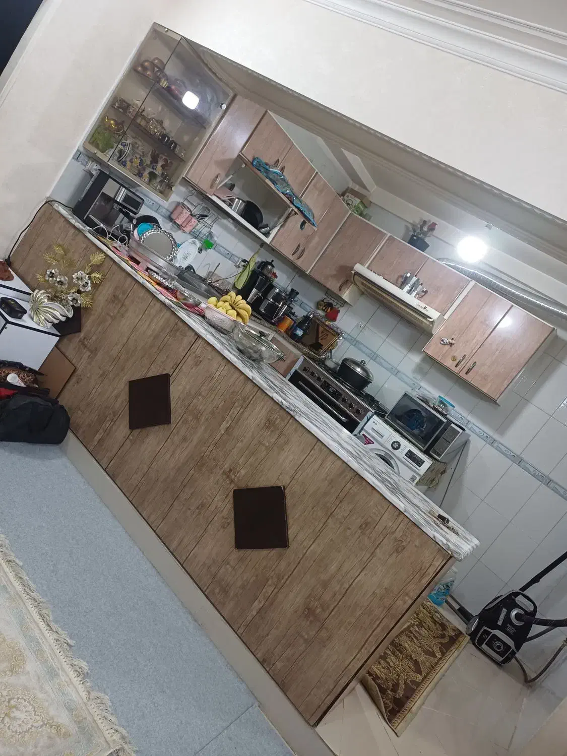 کابینت ۸متر|آب‌چکان و نظم‌دهنده ظروف|قم, شاه سید علی|دیوار