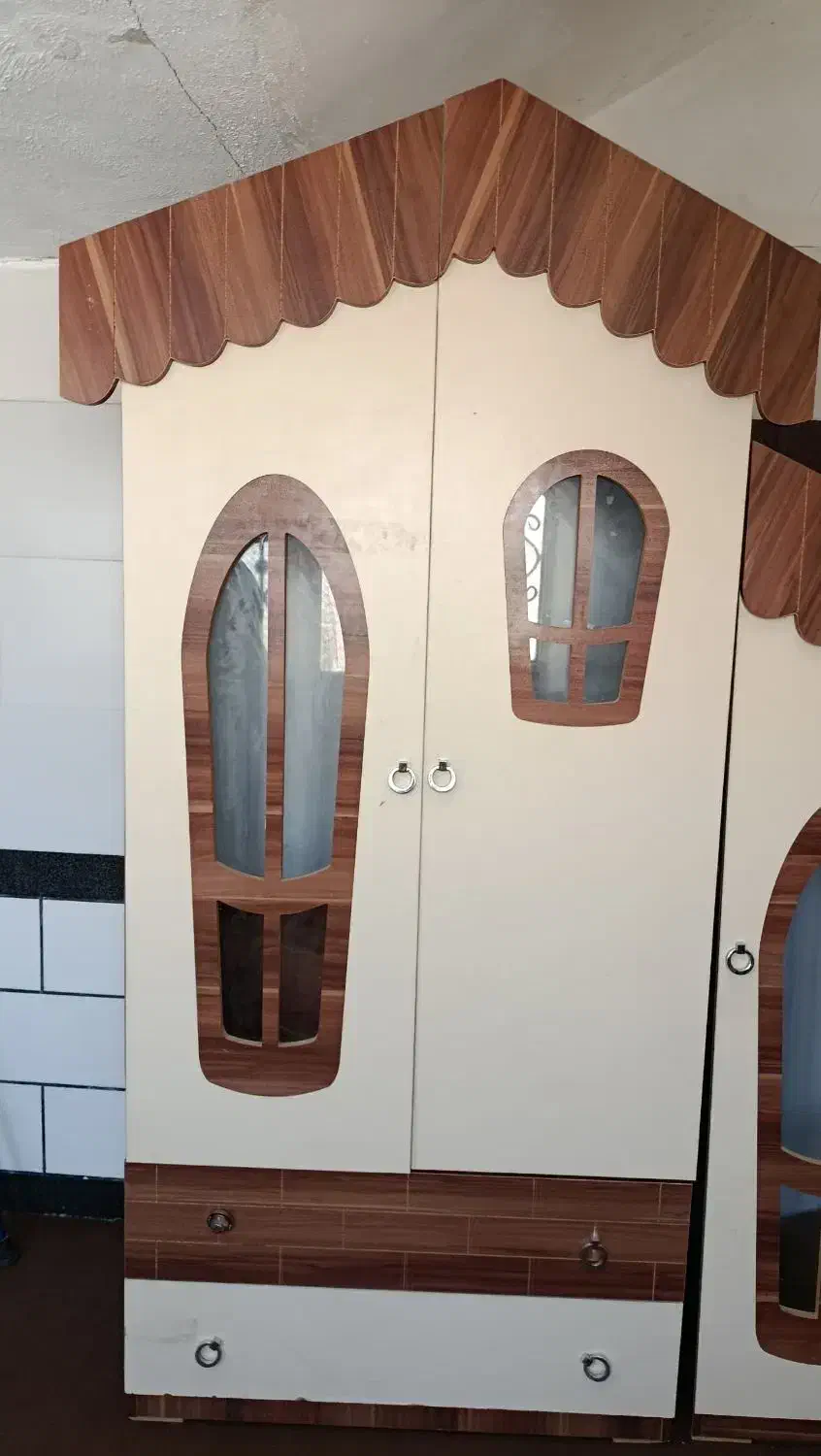 کمد نو جوان طرح کلبه|جاکفشی، کمد، دراور|کازرون, |دیوار