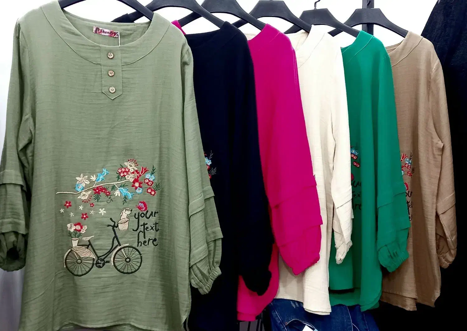 شومیز تونیک نخ پنبه ٪۱۰۰ به قیمت تولیدی|لباس|خاوران, |دیوار