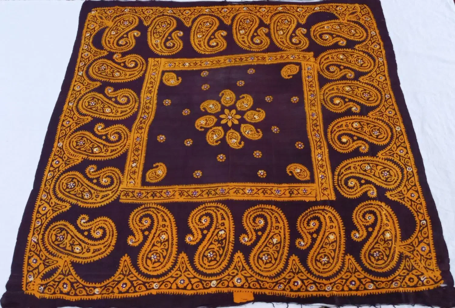 روسری ترکمنی اصل ابریشم|کلکسیون اشیاء عتیقه|بندر ترکمن, |دیوار