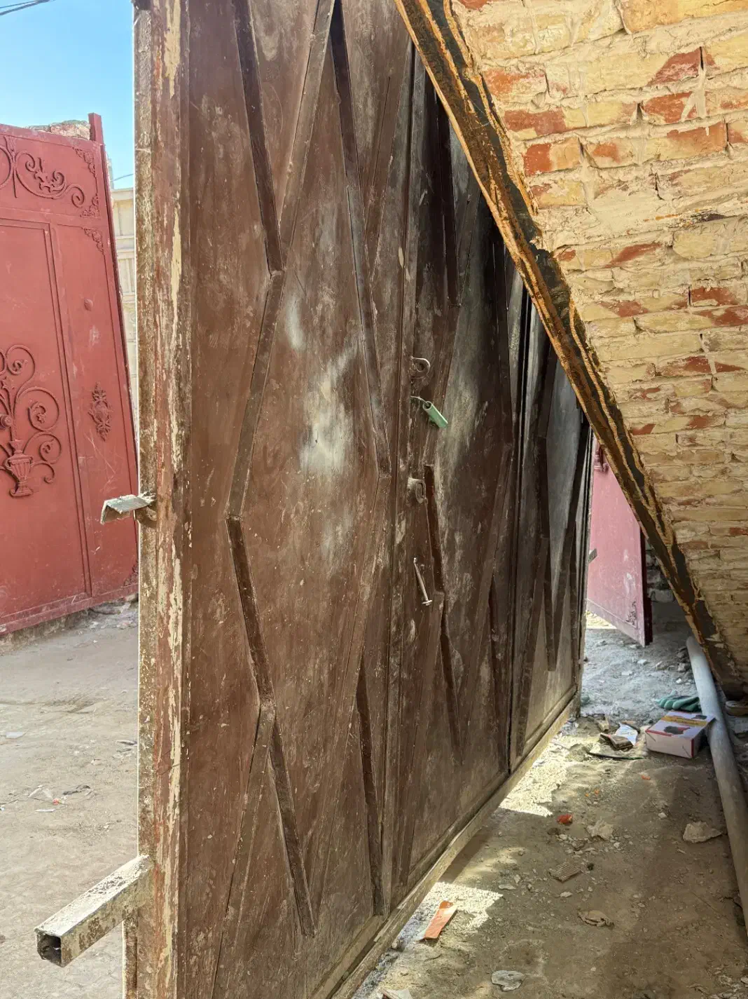 درب حیاط سنگین وزن|مصالح و تجهیزات ساختمان|زاهدان, |دیوار