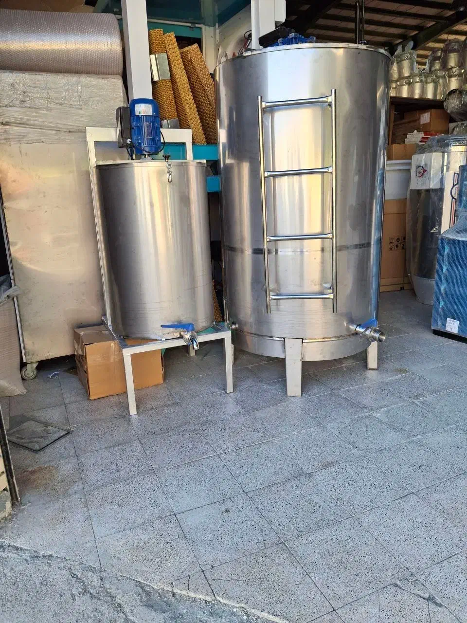 دیگ پاتیل پروسس تانک چلو پز پخت شیر  پلویی برنج|ماشین‌آلات صنعتی|بیرجند, |دیوار