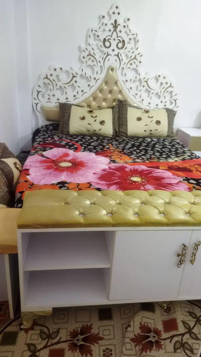 سرویس خواب دونفره شیک درحدنو|تخت و سرویس خواب|نهاوند, |دیوار