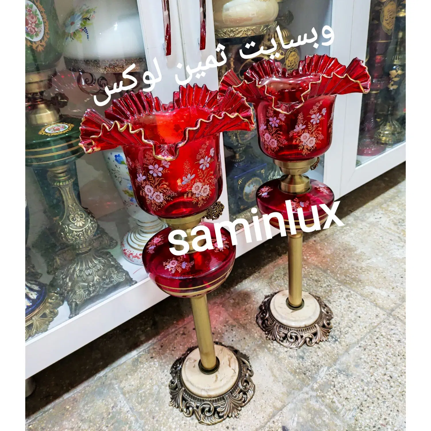 تولیدی چراغ شمعدان لاله مذهبی مدل سنگ مرمر طبیعی|صنایع دستی و سایر لوازم تزئینی|تهران, مطهری|دیوار