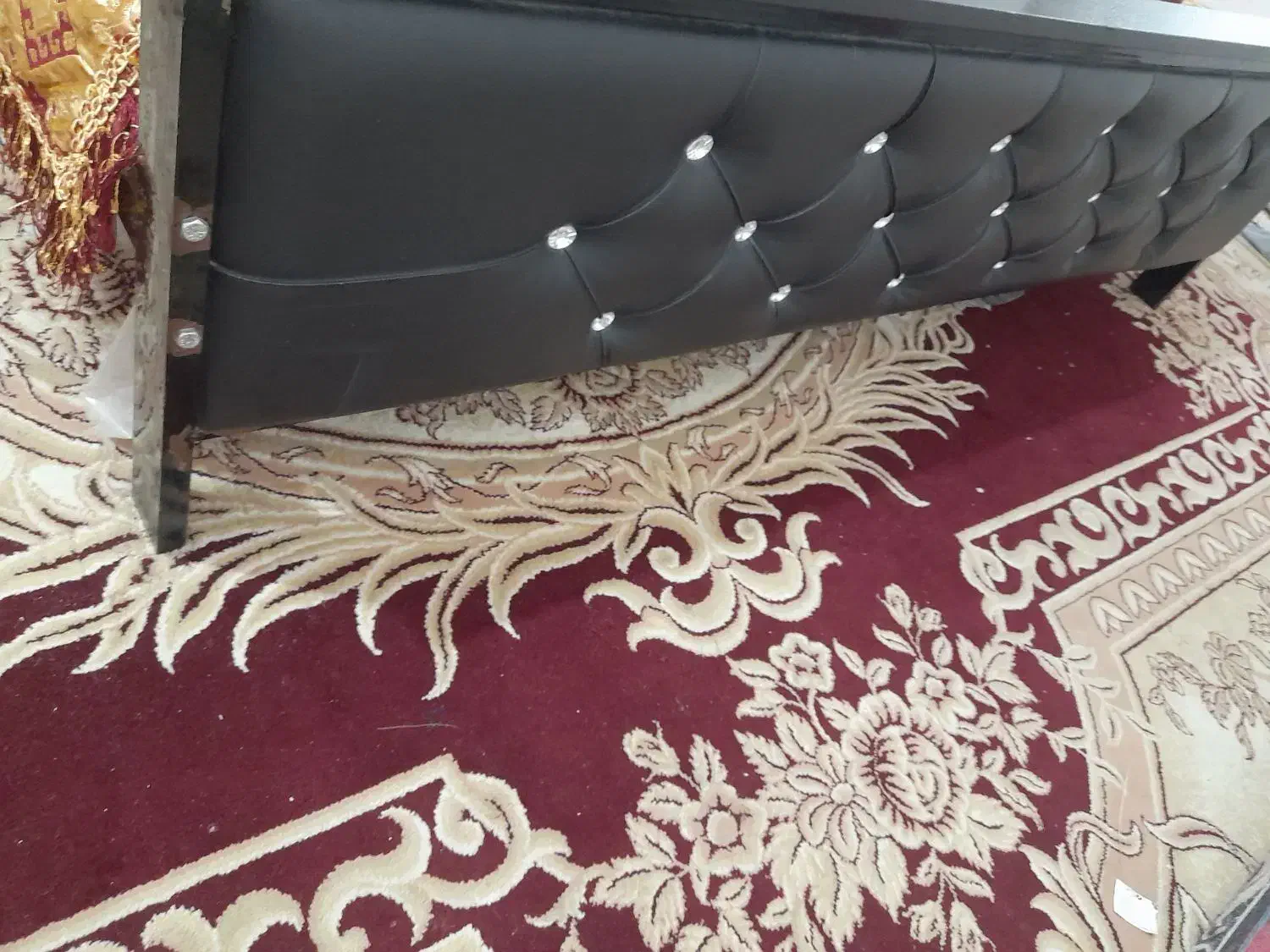 تخت خواب دونفره فلزی|تخت و سرویس خواب|کارون, |دیوار