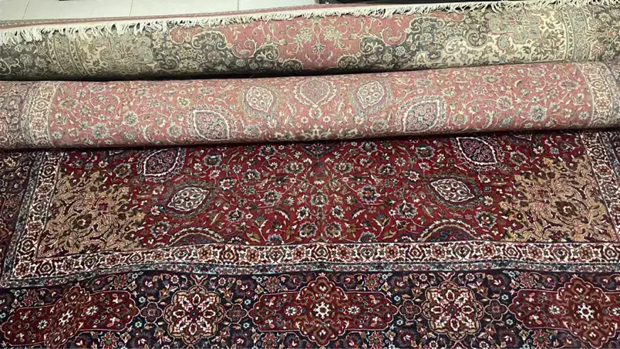 یک عدد قالی لاکی ۱۲متری|فرش|شیراز, ریشمک|دیوار