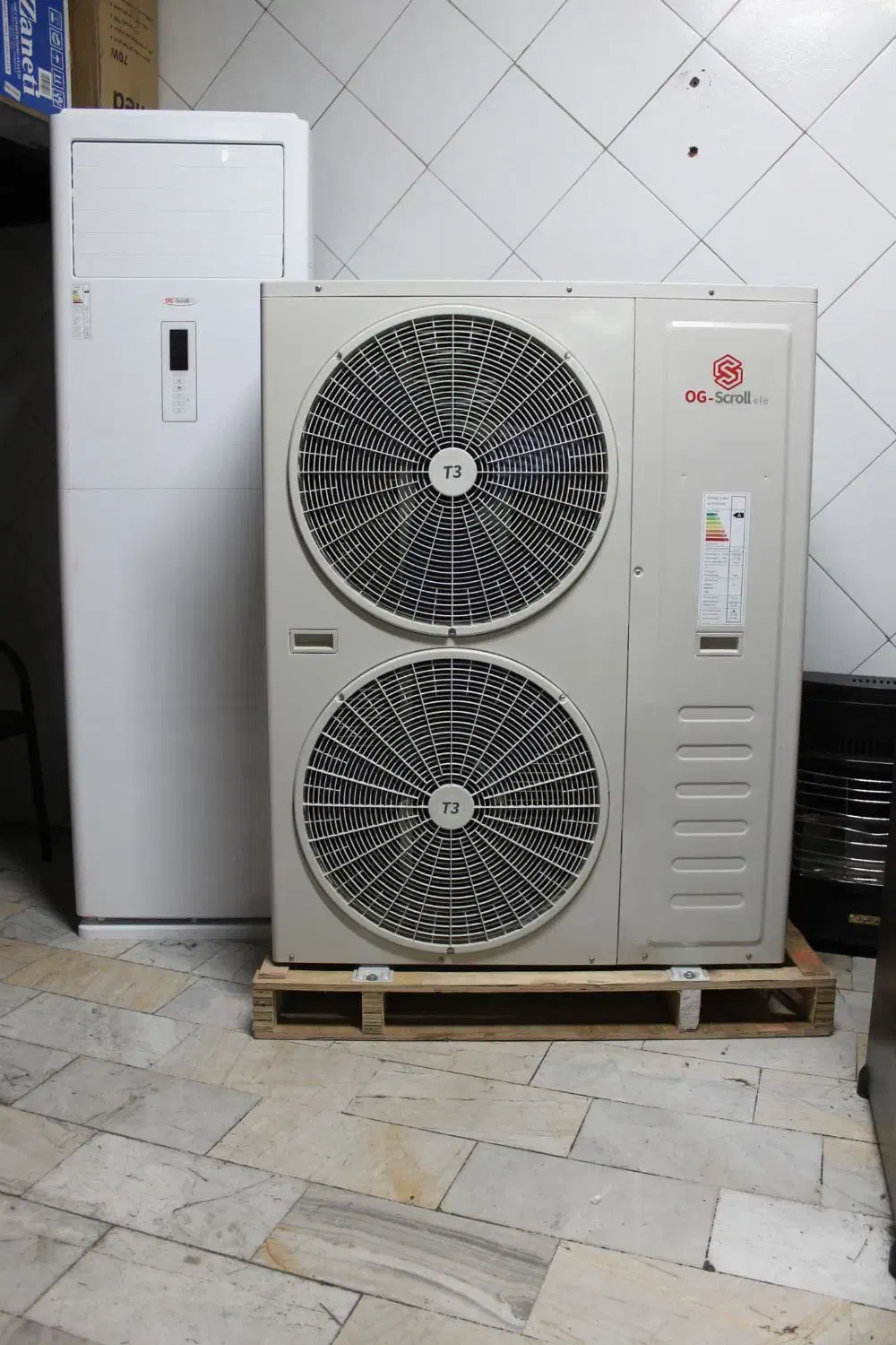 کولر گازی داکت اسپیلت Scroll لوله کشی مسی و کانال|کولر گازی و فنکوئل|بندر انزلی, پاسداران|دیوار