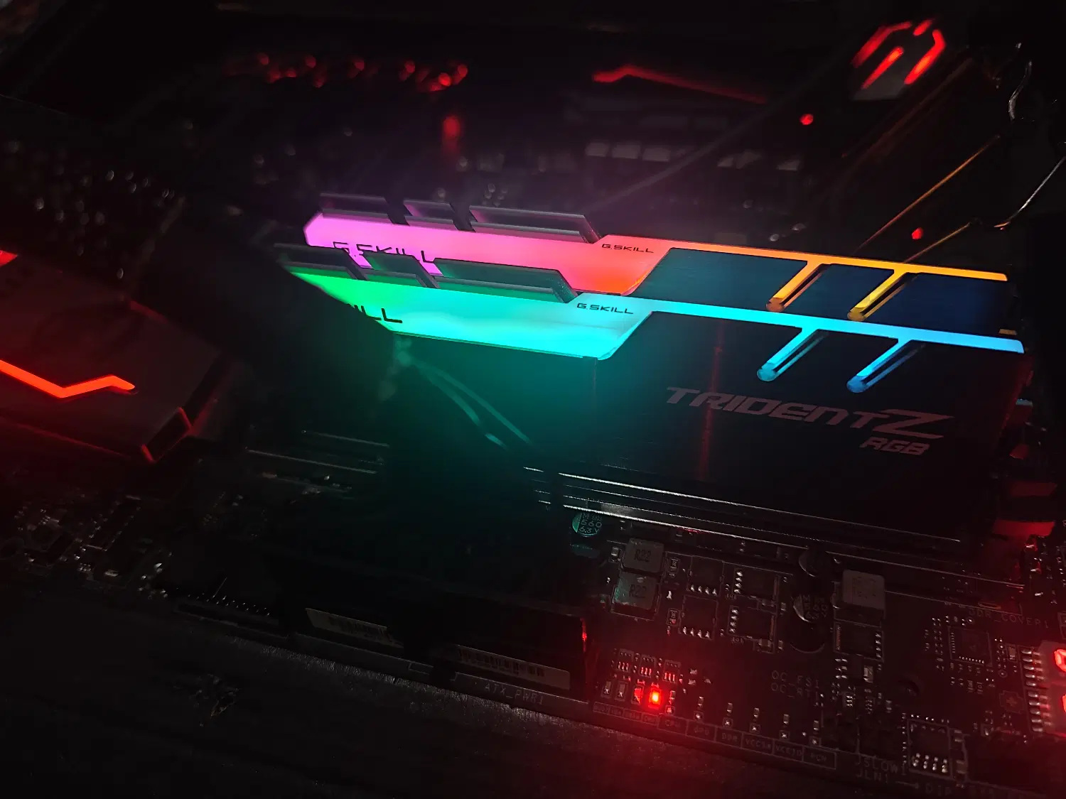 Ram g Skill Trident z RGB 3600 c18|قطعات و لوازم جانبی رایانه|خورموج, |دیوار