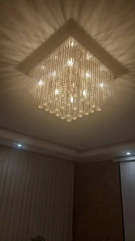 لوستر سقفی کریستالی|لوستر و چراغ آویز|مشهد, آبکوه|دیوار