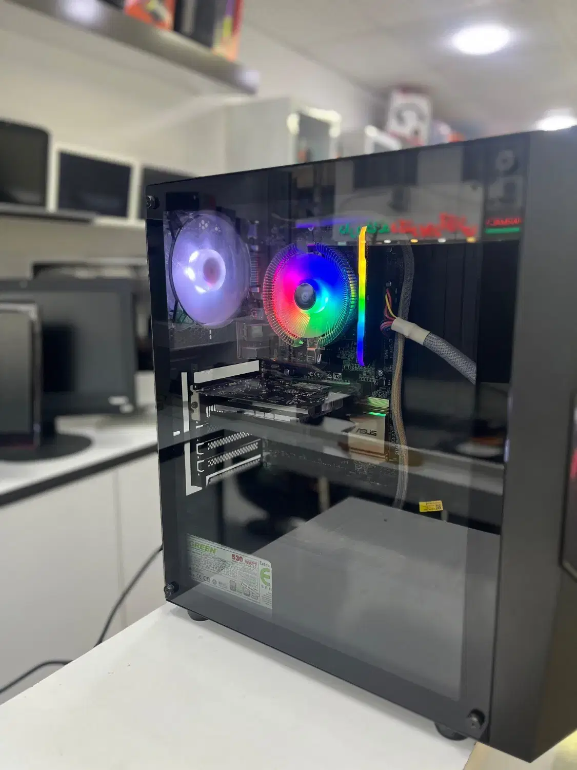 کیس گیمینگ RGB|رایانه رومیزی|آستانه اشرفیه, |دیوار