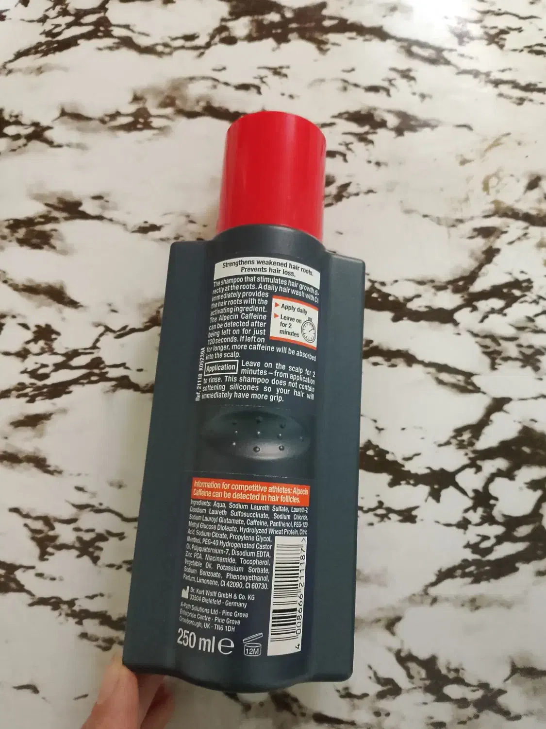 شامپوآلپسین حجم۲۵۰میل مدلcaffelne|آرایشی، بهداشتی، درمانی|خاوران, |دیوار