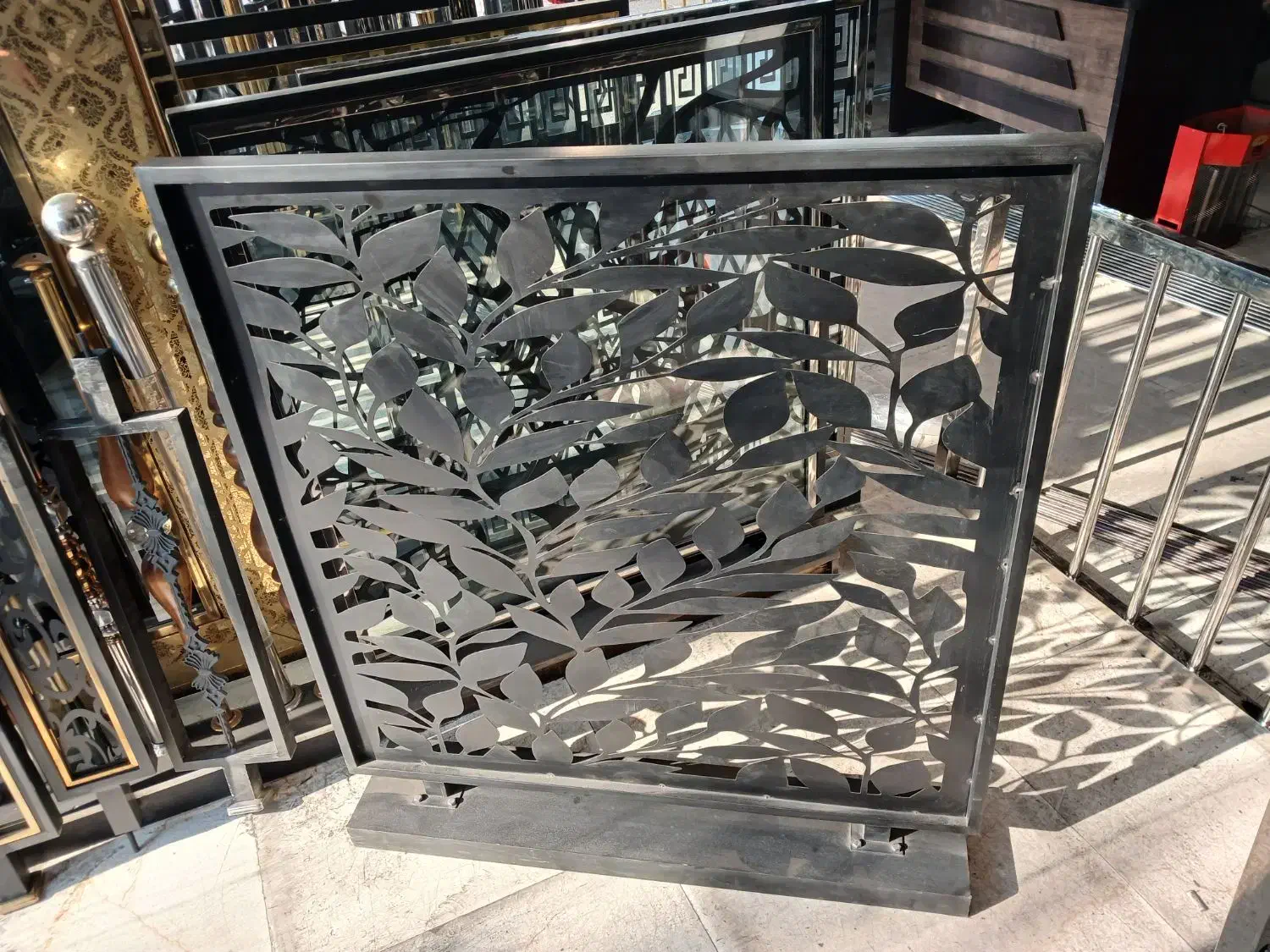 نردهcnc حفاظ نیزه ای محافظ اکاردئونی اهن شاخ گوزنی|مصالح و تجهیزات ساختمان|تهران, افسریه جنوبی|دیوار