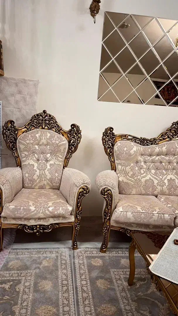 مبل ۷نفره. ناهارخوری ۶نفره کاملاتمیزوسالم|مبلمان خانگی و میز عسلی|کلارآباد, |دیوار