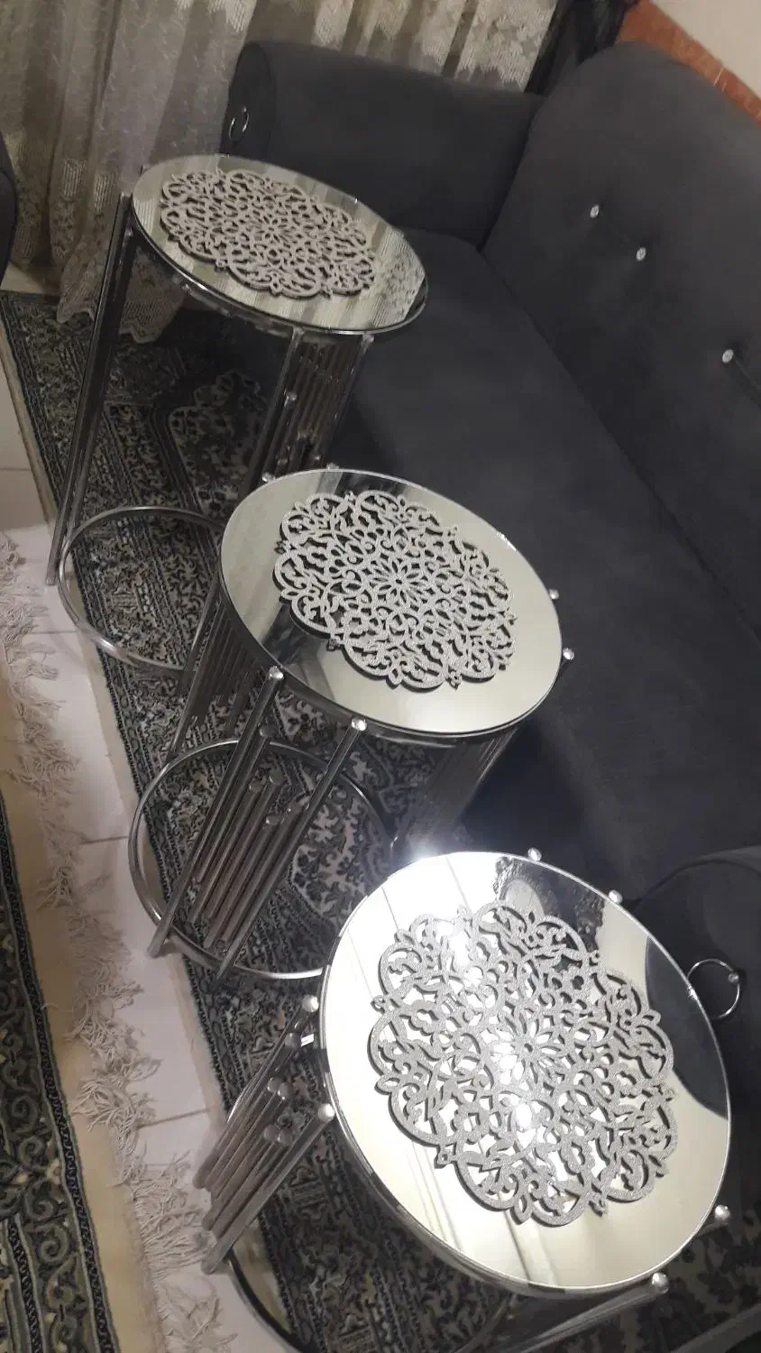 میزایینه ودوعدد صندلی اپن|میز و صندلی غذاخوری|اصفهان, قائمیه|دیوار