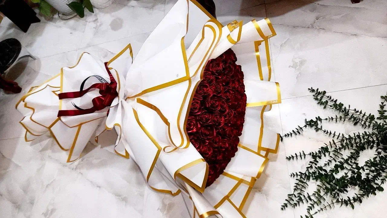 دسته گل روبانی )تخفیف ویژه بلک فرایدی|گل مصنوعی|زنجان, |دیوار